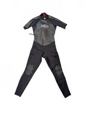 Rip Curl Dawn Patrol Back Zip Short Sleeve Surf Wetsuit Unisex